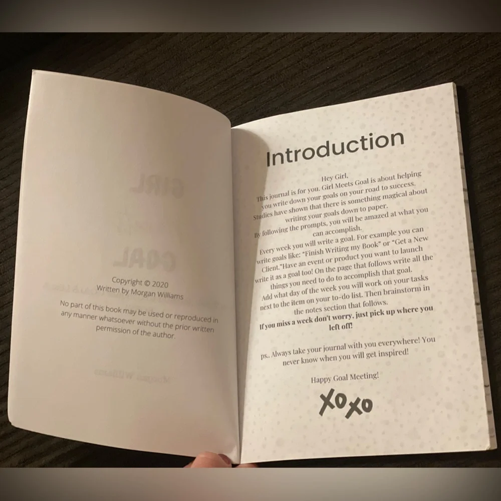 Goal Journal, ‘Girl Meets Goal’ — 12 Week Journal To Conquer Goals Like A Boss!